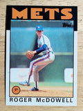 1986 Topps #547 Roger McDowell RC