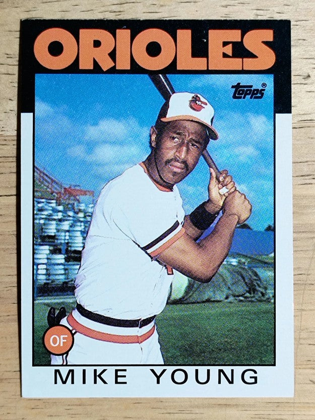 1986 Topps #548 Mike Young