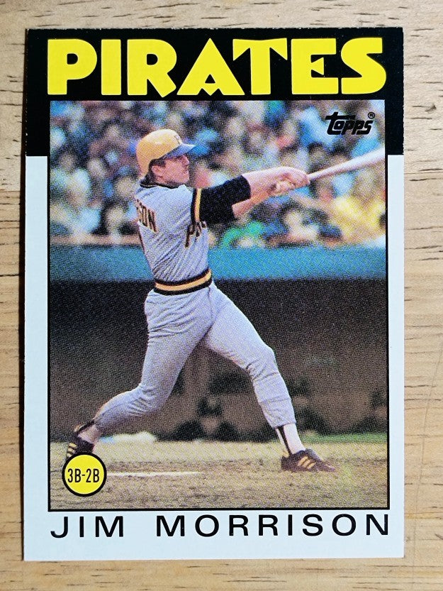 1986 Topps #553 Jim Morrison