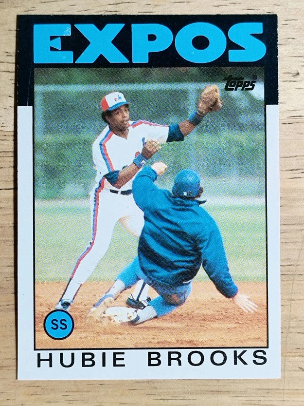 1986 Topps #555 Hubie Brooks