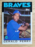 1986 Topps #557 Gerald Perry