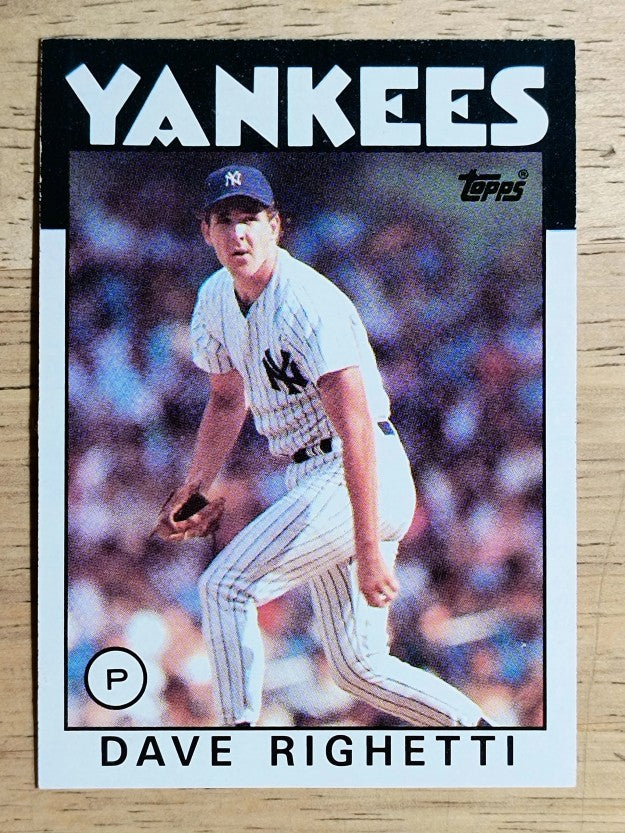 1986 Topps #560 Dave Righetti
