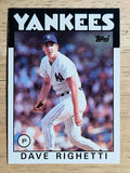 1986 Topps #560 Dave Righetti