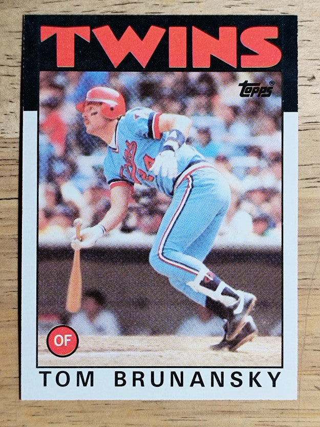 1986 Topps #565 Tom Brunansky