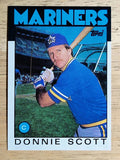 1986 Topps #568 Donnie Scott