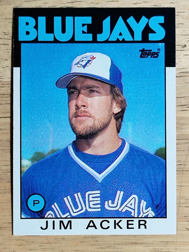 1986 Topps #569 Jim Acker