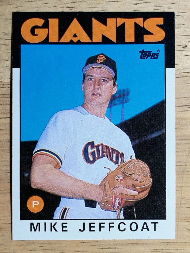 1986 Topps #571 Mike Jeffcoat
