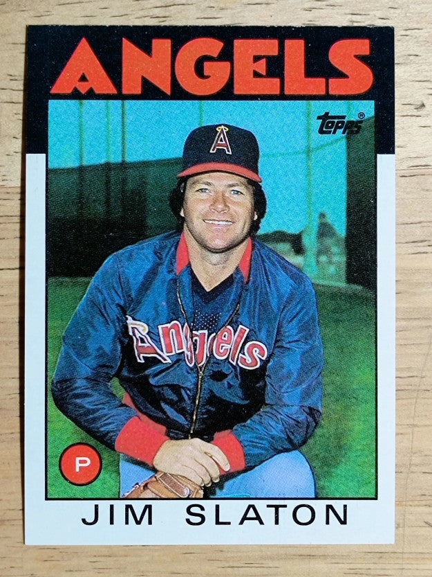 1986 Topps #579 Jim Slaton