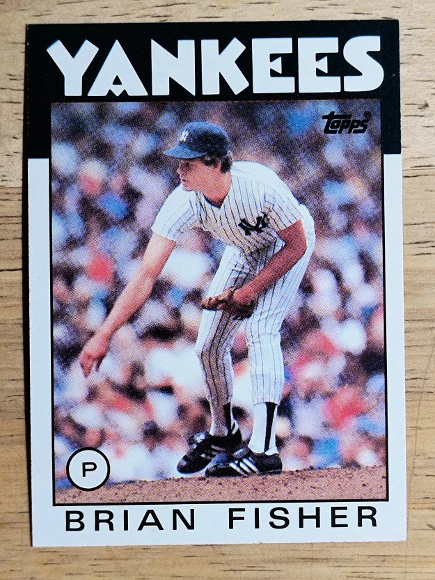 1986 Topps #584 Brian Fisher RC