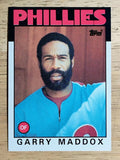 1986 Topps #585 Garry Maddox