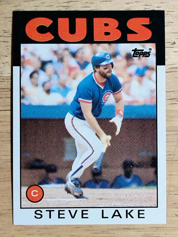 1986 Topps #588 Steve Lake