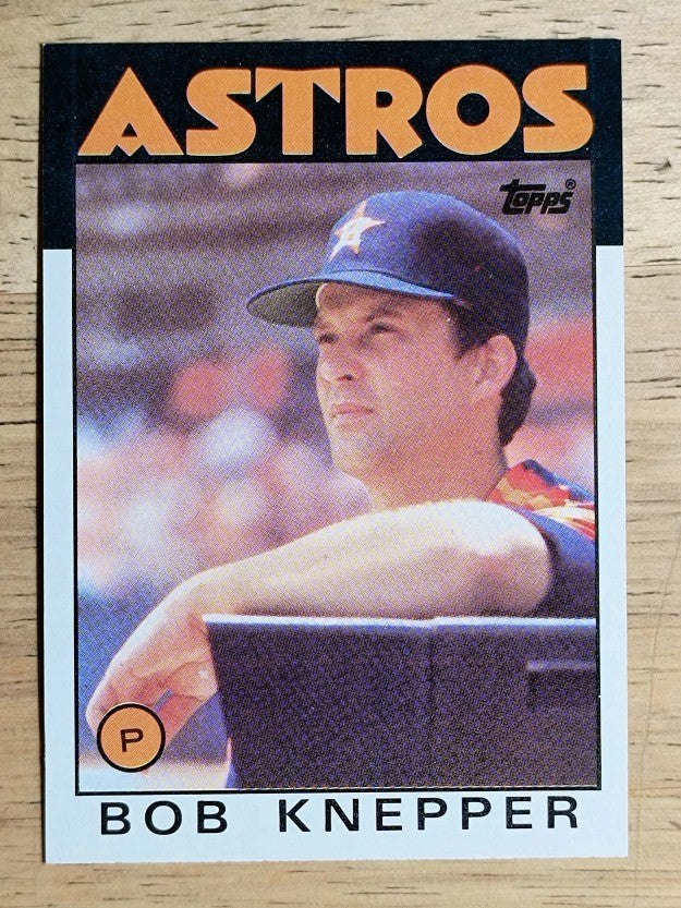 1986 Topps #590 Bob Knepper