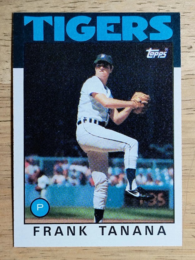 1986 Topps #592 Frank Tanana