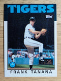 1986 Topps #592 Frank Tanana