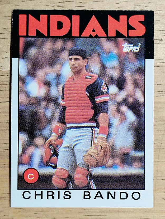 1986 Topps #594 Chris Bando