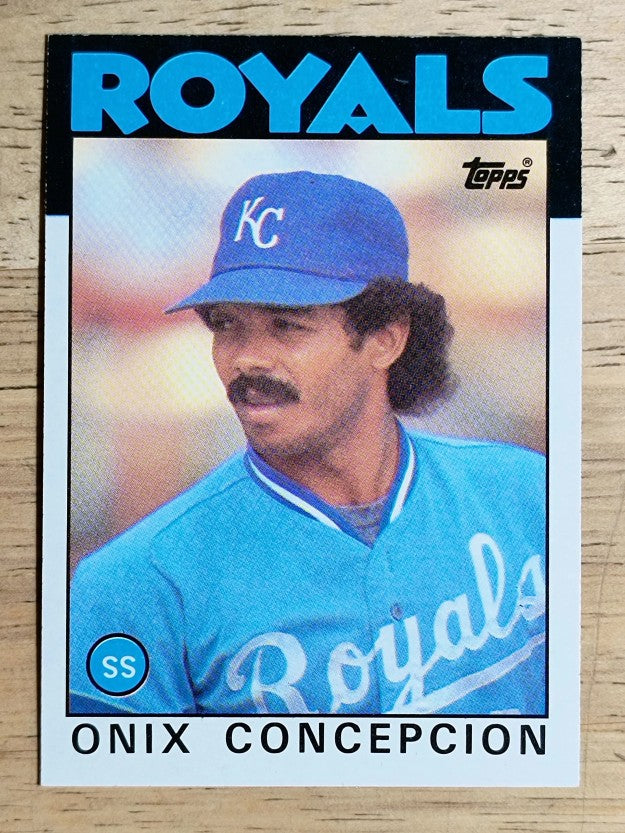 1986 Topps #596 Onix Concepcion