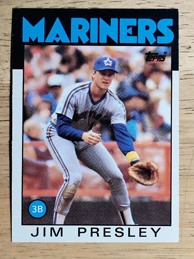 1986 Topps #598 Jim Presley