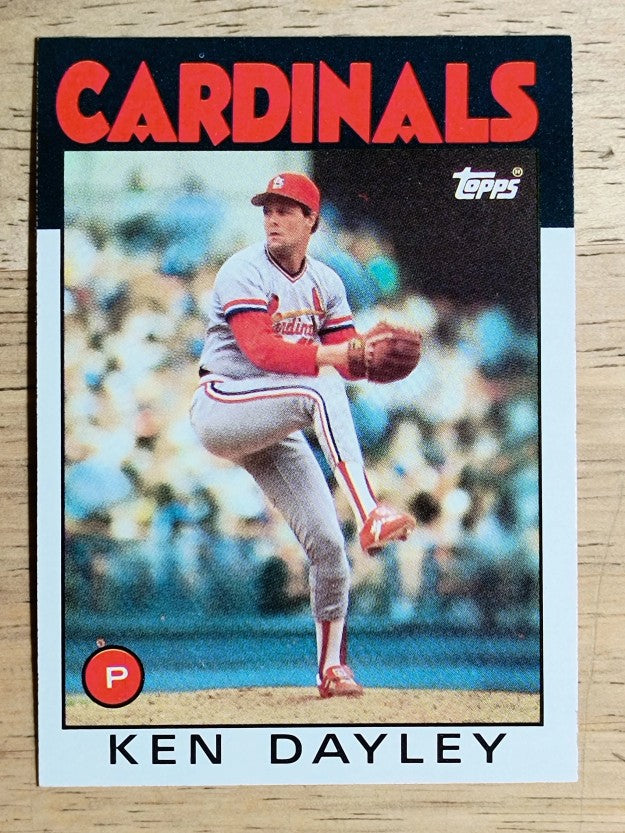 1986 Topps #607 Ken Dayley