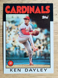 1986 Topps #607 Ken Dayley
