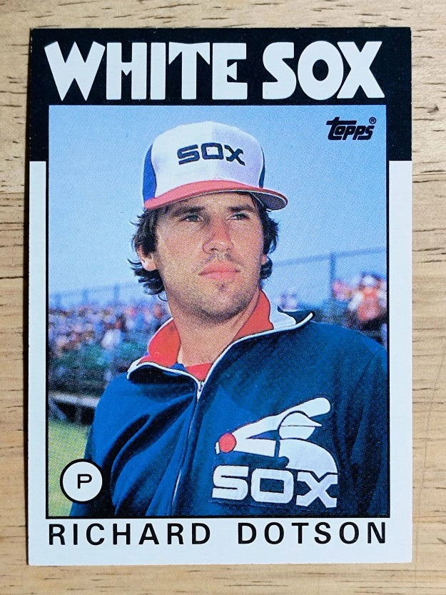 1986 Topps #612 Richard Dotson
