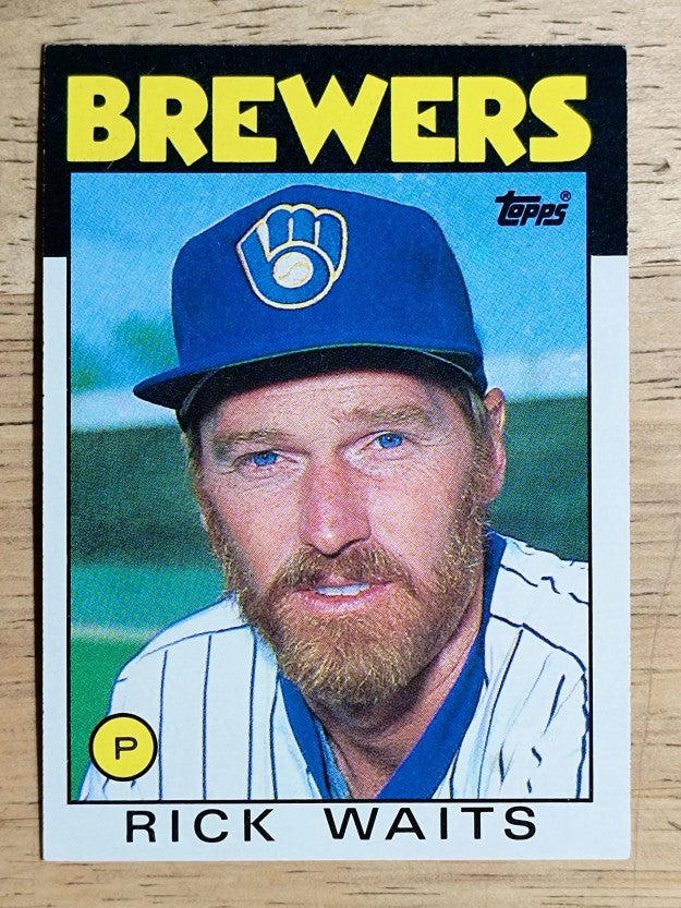 1986 Topps #614 Rick Waits