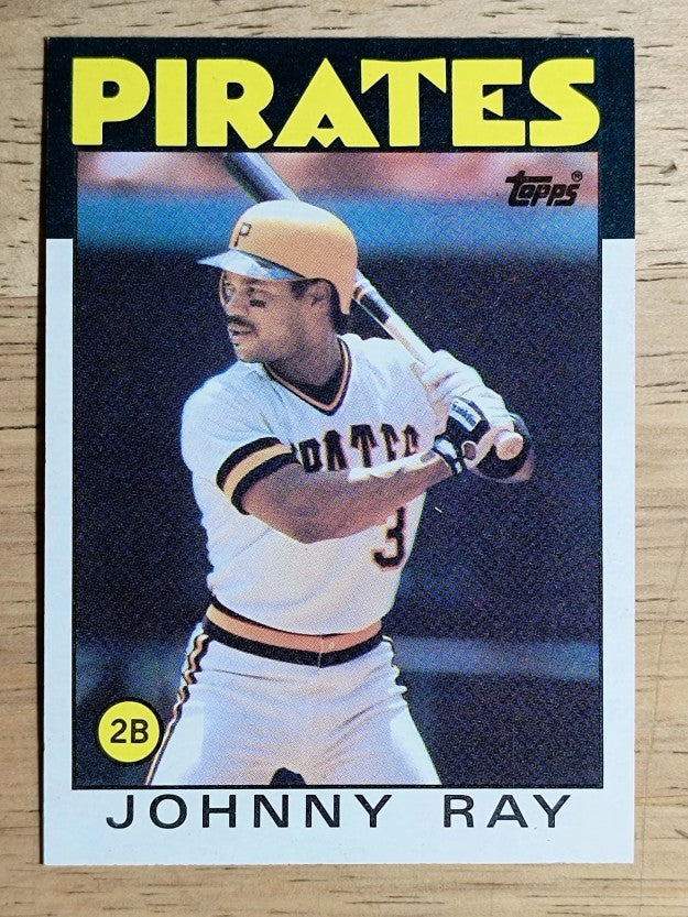 1986 Topps #615 Johnny Ray