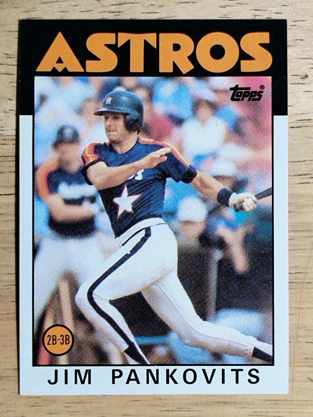 1986 Topps #618 Jim Pankovits