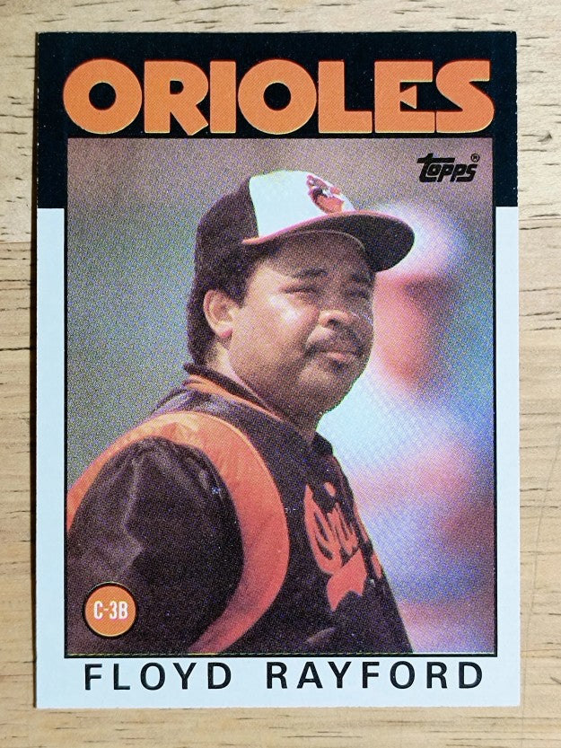 1986 Topps #623 Floyd Rayford