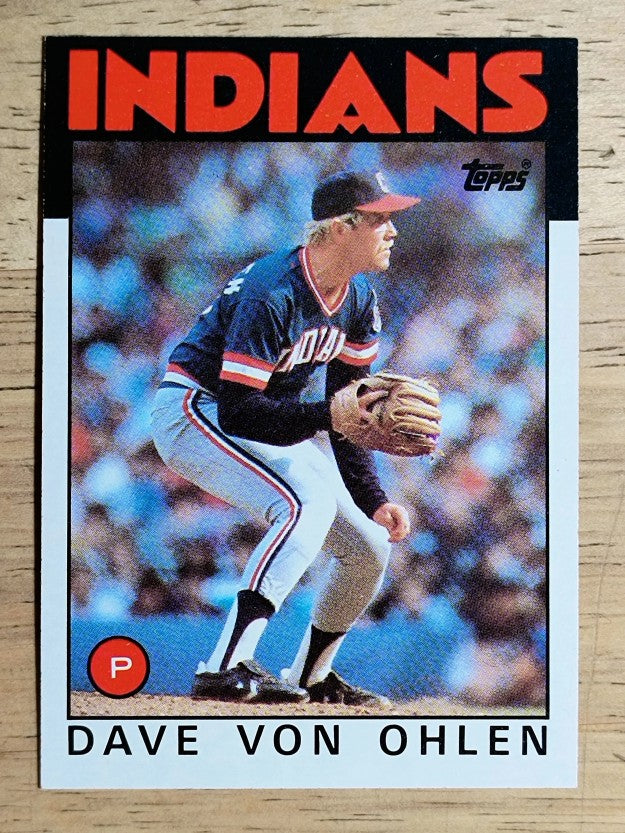 1986 Topps #632 Dave Von Ohlen