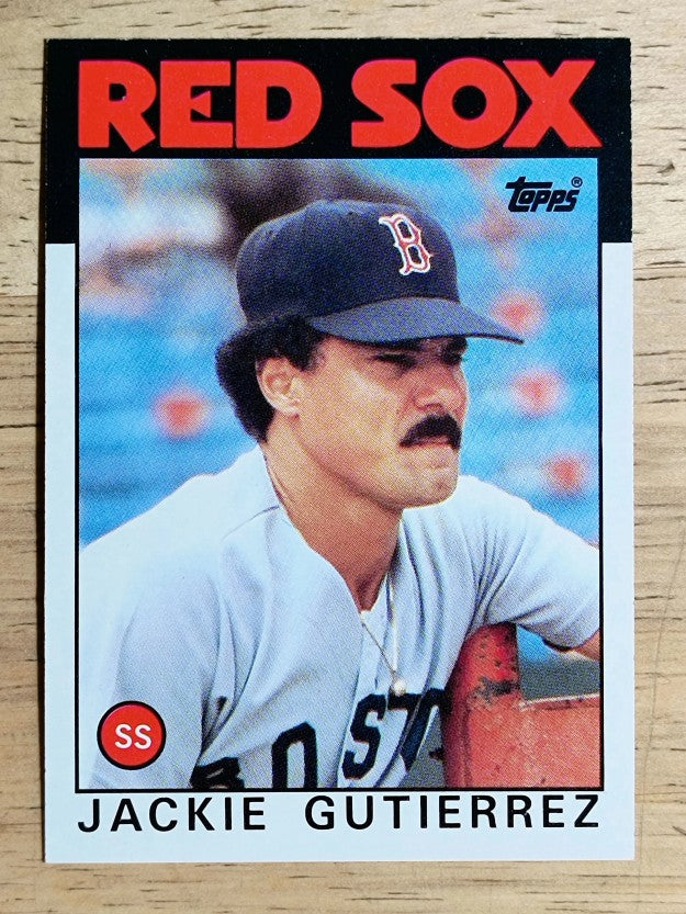 1986 Topps #633 Jackie Gutierrez