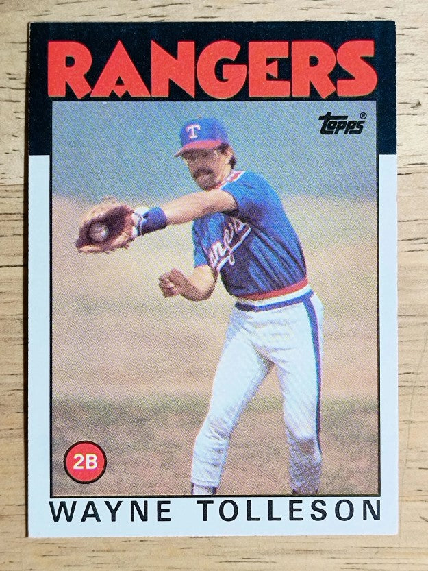 1986 Topps #641 Wayne Tolleson