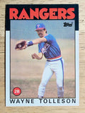 1986 Topps #641 Wayne Tolleson