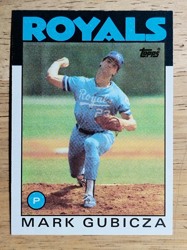 1986 Topps #644 Mark Gubicza