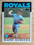1986 Topps #644 Mark Gubicza