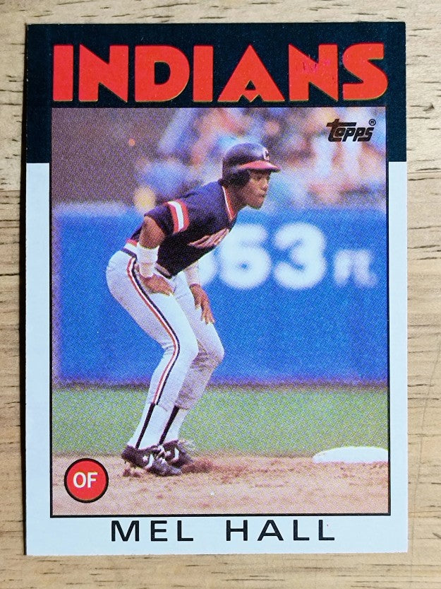 1986 Topps #647 Mel Hall