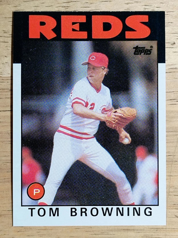 1986 Topps #652 Tom Browning