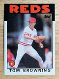 1986 Topps #652 Tom Browning