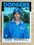 1986 Topps #654 Ken Howell