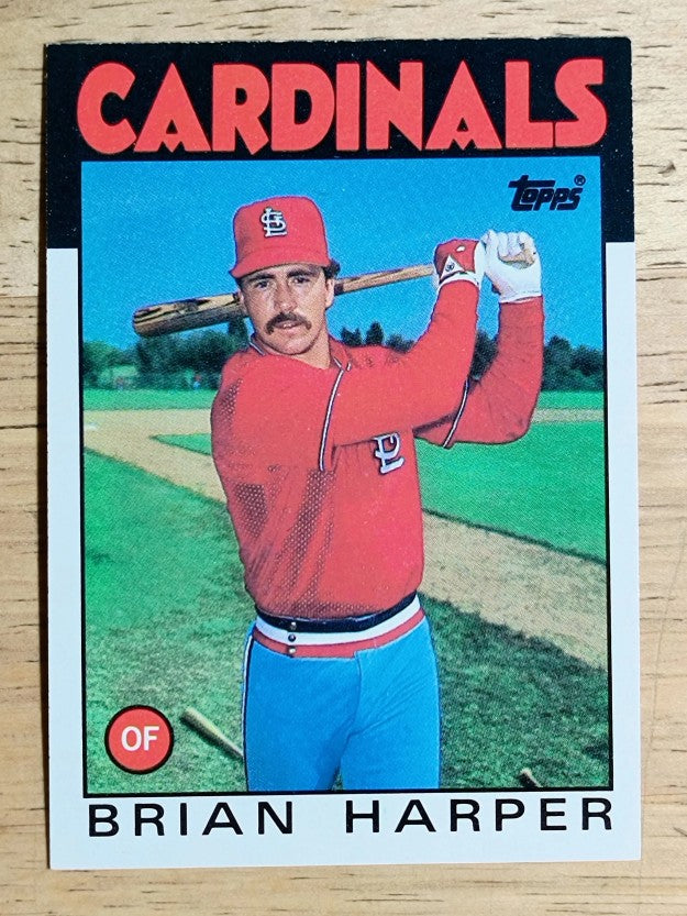 1986 Topps #656 Brian Harper