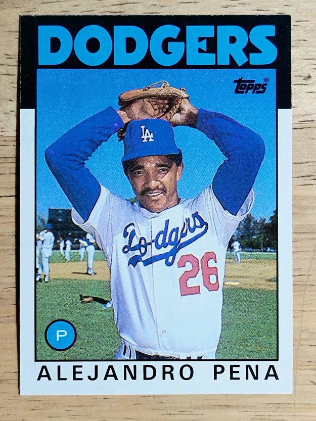 1986 Topps #665 Alejandro Pena