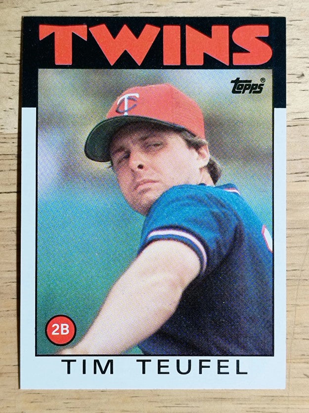 1986 Topps #667 Tim Teufel