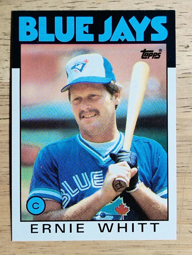 1986 Topps #673 Ernie Whitt