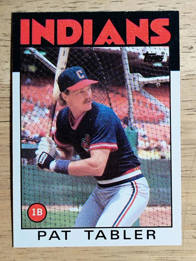 1986 Topps #674 Pat Tabler