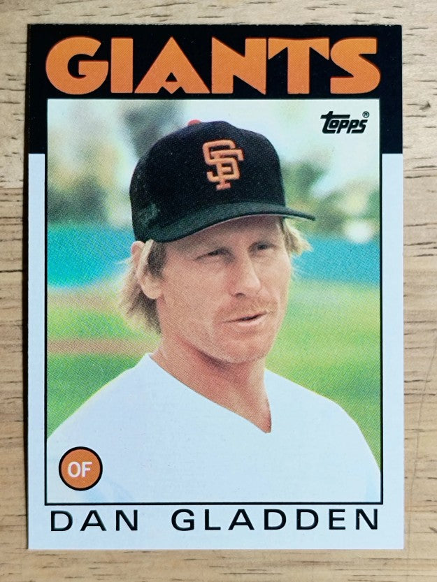1986 Topps #678 Dan Gladden