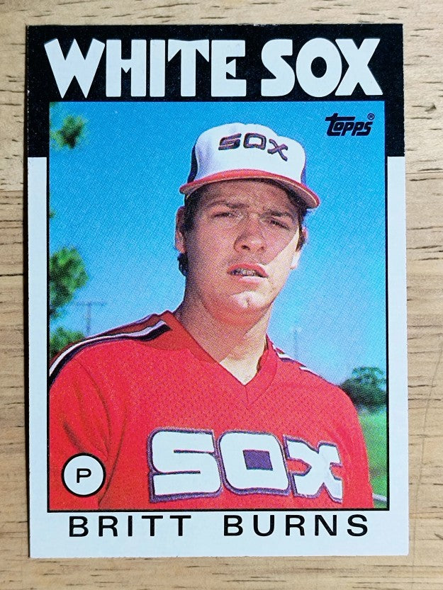 1986 Topps #679 Britt Burns