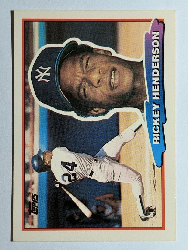 1988 Topps Big #165 Rickey Henderson