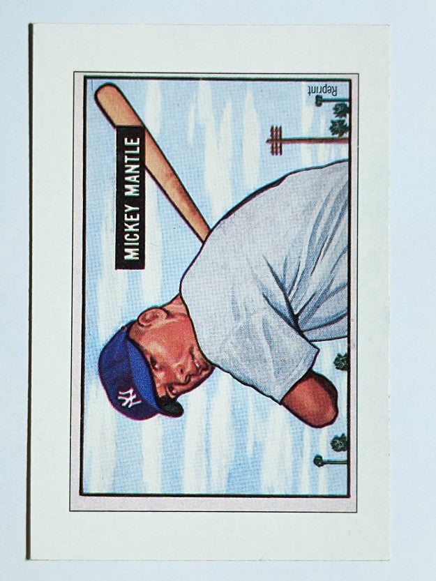 1989 Bowman Reprint Inserts #5 Mickey Mantle 51