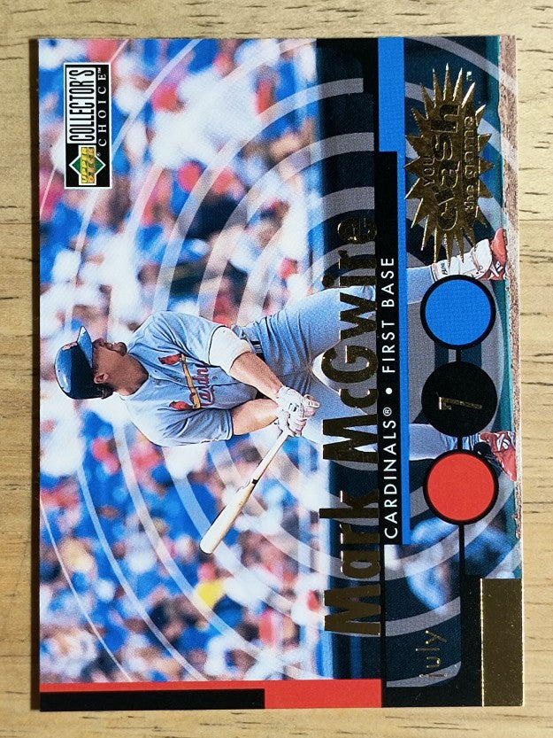 1998 Collector's Choice Crash the Game #CG10A Mark McGwire July 7 L