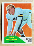 1960 Fleer #3 Dan McGrew RC (EX)