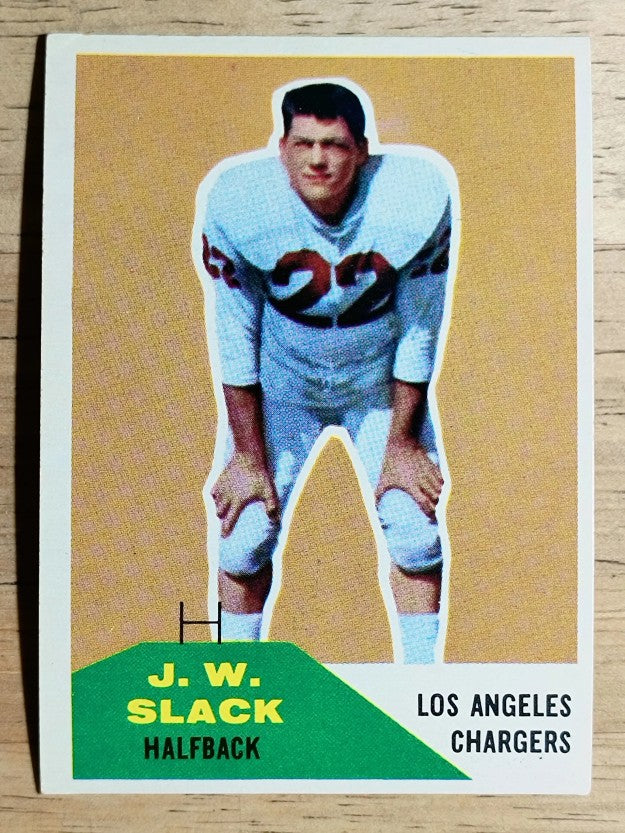 1960 Fleer #35 J.W. Slack RC (EXMT)
